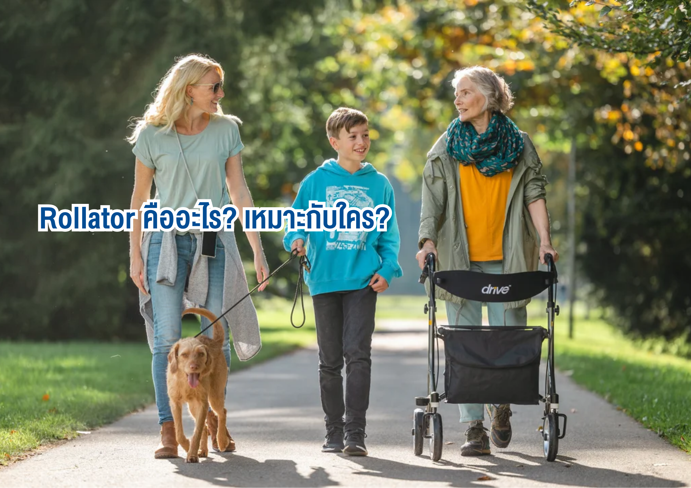 Rollator คืออะไร? เหมาะกับใคร?