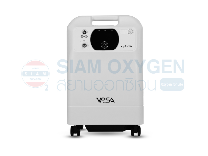 เครื่องผลิตออกซิเจน 6 ลิตร Canta รุ่น VH5 Pro - (ระดับเสียง ≤ 39.5 เดซิเบล) - (เสียงเบาไม่รบกวนการนอน) - รับประกันนาน 3 ปี