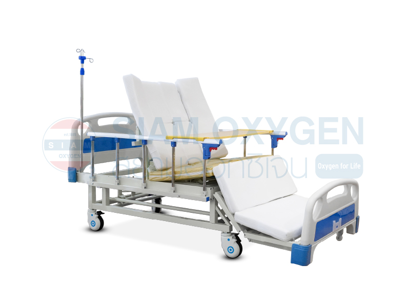 เตียงพยาบาลมือหมุน พลิกตะแคงตัวซ้าย-ขวา รุ่นซุปเปอร์ชีป Super Cheap (C-020)