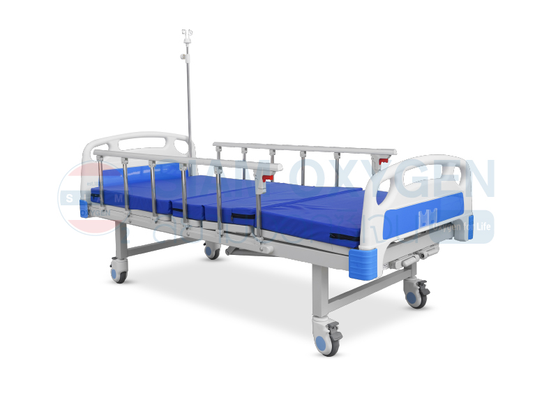 เตียงผู้ป่วย 2 ฟังก์ชัน แบบมือหมุน Huaren รุ่น HR-S07
