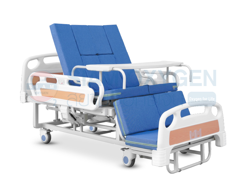 เตียงพยาบาล พลิกตะแคงซ้าย-ขวา แบบมือหมุน ราวปีกนก Huaren รุ่น HR-C05S-1