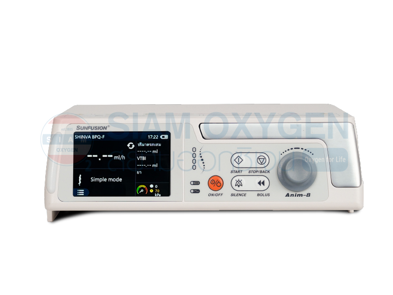 เครื่องควบคุมให้สารละลายทางหลอดเลือดดำ Infusion pump ยี่ห้อ Beyond รุ่น Sunfusion Serial